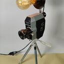Industrialna lampka z kamery Quarz Zoom DS8 - retro dekoracja