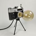Retro lampka z aparatu fotograficznego - prezent dla fotografa lub fotografki