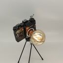Lampka z aparatu fotograficznego - retro biurkowa, oryginalny prezent dla fotografki