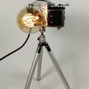 Lampka z aparatu fotograficznego - retro dekoracja do domu i biura