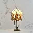 Lampa na biurko z bursztynem bałtyckim Bergamo B2 -25/18