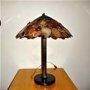 Autorska lampa Tiffany z ciętych brazylijskich agatów - handmade