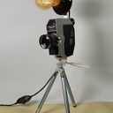 Industrialna lampka z kamery Quarz Zoom DS8 - retro dekoracja