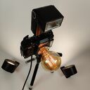 Lampka z aparatu fotograficznego - retro upominek dla fotografa