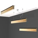 Lampa RIFT 100 cm - listwa czarna z LED, światło w dół