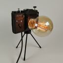 Lampka z aparatu fotograficznego - retro dekoracja vintage do biurka i na prezent