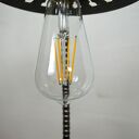 Żyrandol industrialny loft - rękodzieło upcycling z kół zębatych i łańcuchów, LED Edison E27
