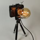 Lampka retro z aparatu fotograficznego - oryginalny prezent dla fotografa i fotografki