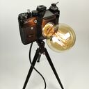 Wyjątkowa lampka z aparatu fotograficznego w stylu retro