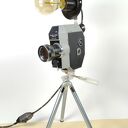 Industrialna lampka z kamery Quarz Zoom DS8 - retro dekoracja