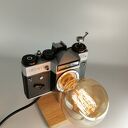 Lampka vintage z aparatu fotograficznego - oryginalny prezent retro
