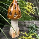 Lampa ceramiczna Smardz - ręcznie wykonana lampka nastrojowa