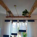 Drewniana lampa wisząca z drewna z morza