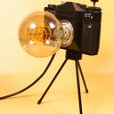 Retro lampka z aparatu - oryginalny prezent dla fotografa i fotografki