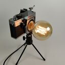 Lampka z aparatu fotograficznego w stylu retro - prezent dla fotografa