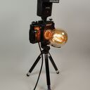 Lampka z aparatu fotograficznego - retro upominek dla fotografa