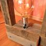 Lampa stare drewno, retro, loft, S2 - edison