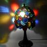 kolorowe rękodzieło lampka, która poprawi ci nastrój:) autorska lampa z mnóstwa prezent