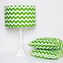 zielone zygzak green 40x40x25cm chevron abażur