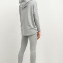 Spodnie dresowe legginsy T382, jasnoszare