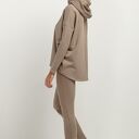 Spodnie dresowe legginsy T382, cappuccino