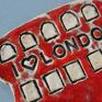 magnesy: londyn magnes ceramiczny - london prezent