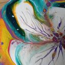 Wir Kolorów - unikalny magnes handmade na lodówkę (acrylic pouring)