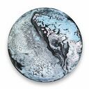 Magnez na lodówkę Wir Kolorów - handmade 15 cm - ręcznie malowana abstrakcja