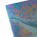 Unikalny magnes na lodówkę Wir Kolorów - ręcznie wykonany 10x10 cm