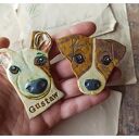 Jack Russell Terrier - ceramiczne magnesy na lodówkę