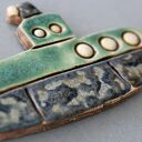 Łódź podwodna-magnes, ceramika