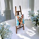 Ceramiczny magnes z wizerunkiem Yorkshire terriera
