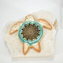 Ceramiczny magnes na lodówkę Żółw piaskowy - morskie dekoracje