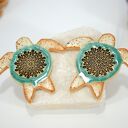 Ceramiczny magnes na lodówkę Żółw piaskowy - morskie dekoracje