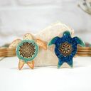 Ceramiczny magnes na lodówkę Żółw piaskowy - morskie dekoracje