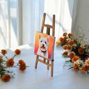 Ceramiczny magnes na lodówkę West Highland White Terrier