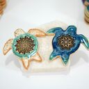 Ceramiczny magnes na lodówkę Żółw piaskowy - morskie dekoracje