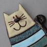 Kopalnia ciepla kolekcjoner kocur magnes ceramiczny kot urodziny