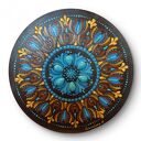 Mandala z turkusami 30 cm