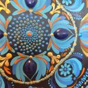 Mandala z lapis lazuli 40 cm