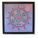 Mandala w ramie 25x25cm
