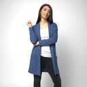 KARDIGAN NARZUTKA Z KIESZENIAMI jeans L - XL
