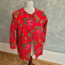 Marynarka folkowa handmade ostatnia, rozmiar 40-42 długość całości 64 cm, długość rękawa 58 cm, odl