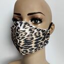 Maseczka StreetNewStyle z filtrem w panterkę kolorową - rozmiar 20x15