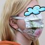 maseczka: Maska ochronna kosmetyczna bawełniana streetwear na twarz dziecięca damska