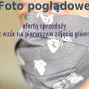 Maseczka bawełniana na filtr z drucikiem - dwuwarstwowa i dopasowana