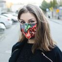 drukowana maseczka z bawełny rozmiary
