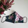 bawełniana kobieca kwiaty - maseczki dwustronne dla kobiety