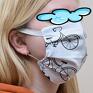 ochronna kosmetyczna bawełniana streetwear maska na twarz dziecięca damska maseczka