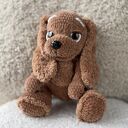 Bajkowy piesek Bruno - ręcznie robiona przytulanka